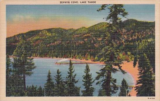 Zephyr Cove Lake Tahoe California 1960