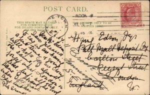 Cape Town South Africa The Harbour Board Office Horse Wagon c1900s-20s Postcard