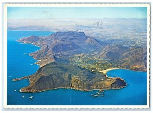1981 View of Back of Table Mountain from Air Off Houf Bay South Africa Postcard
