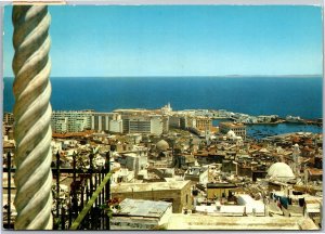 Postcard Algeria Algiers the White General View of the Casbah 1971