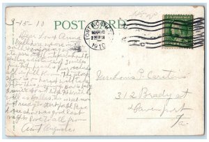 c1910 Exterior Post Office Federal Building Fort Worth Texas TX Vintage Postcard 