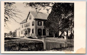 Postcard RPPC c1910s North America Unidentified Location View of House