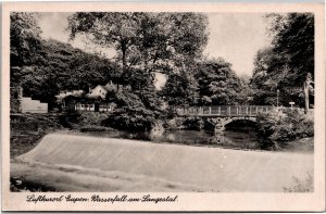 Postcard Belgium Luftkuorort Eupen  Wasserfall and Langestal