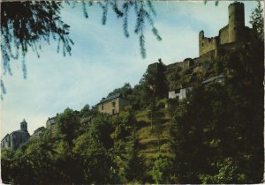 CPM Najac La Chateau et L'Eglise (15804) 