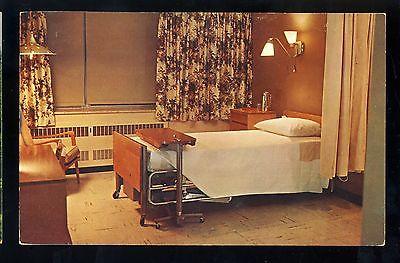 Danville, Illinois/IL Postcard, Lakeview Memorial Hospital, Private Room, 1963!