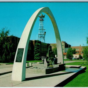 c1960s Lethbridge, Alta Alberta, Can. City Hall Irrigation Monument Arch PC A235