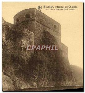Old Postcard Bouillon Interieur du Chateau La tour d & # 39Autriche