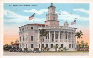 B43/ Coral Gables Florida Fl Postcard 1930 City Hall Building 16