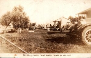 Canada Quebec Pointe Du Lac Point Beach Tourists Camps