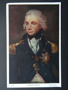Portrait VISCOUNT NELSON - Old Postcard by The Medici Society