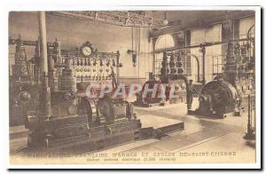 Manufacture Francaise weapons and Saint Etienne cycles Old Postcard Electric ...