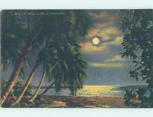 Linen BEACH SCENE Miami Beach Florida FL G6235