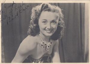 Pearl Carr of Teddy Johnson fame Vintage Hand Signed Antique Photo