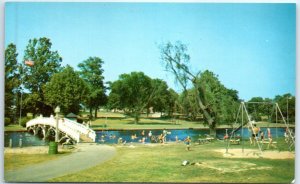 Postcard - Children's Playground, Municipal Park - Salisbury, Maryland