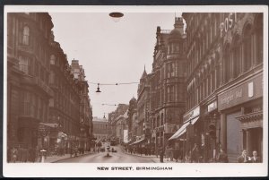 Warwickshire Postcard - New Street, Birmingham X601