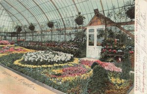 Greenhouse in Prospect Park, Brooklyn, N.Y.C., Early Postcard, Used in 1906