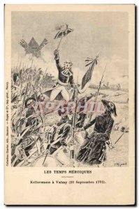 Old Postcard Army Kellermann Valmy September 20, 1792