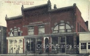 Sunberg Block Containing Post Office Negaunee, MI, USA Postal Used Unknown, M...