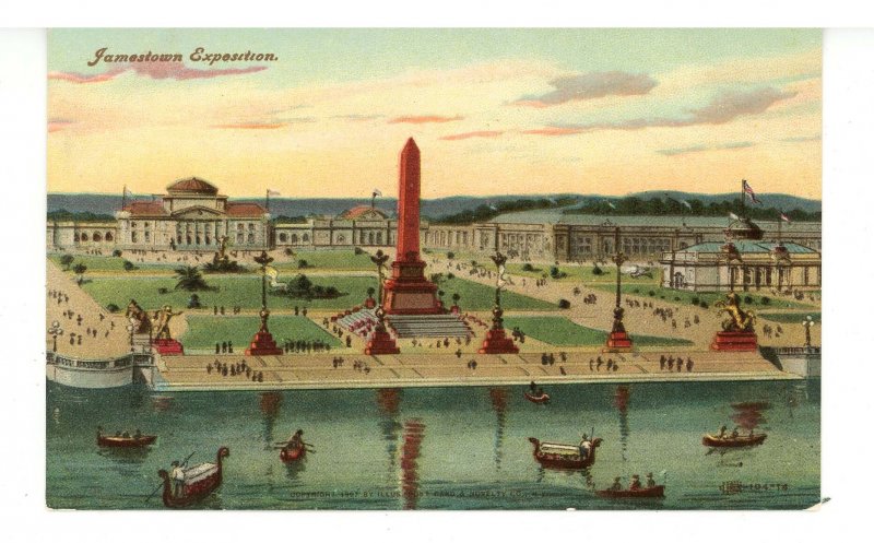 VA - Jamestown Exposition, 1907. View from the River