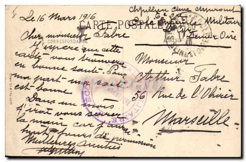 Old Postcard Paris Palais de Justice The Facade