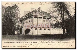Saint Andre de Cubzac Old Postcard Chateau du Bouilh