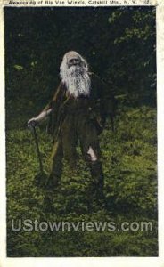 Awakening of Rip Van Winkle in Catskill Mountains, New York