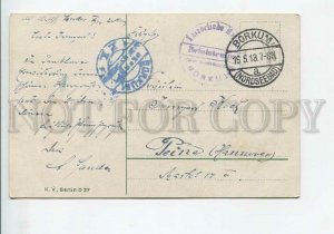 3185403 SNOWDROPS Violets KLEIN old MILITARY POST Feldpost 1918