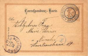 Vienna Germany JVBLaums-AVsstellvng Crowd Official 1898 Pioneer Postal Card 