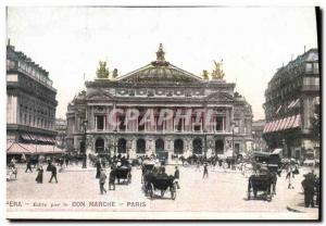 Old Postcard Paris Opera