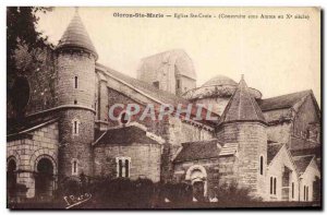 Old Postcard Oloron Ste Marie Eglise Ste Croix
