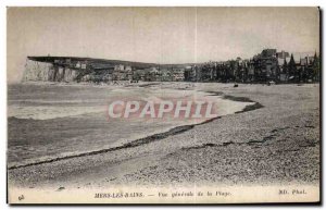 Old Postcard Mers les Bains Vue Generale de la Plage