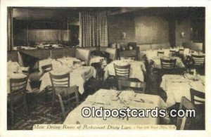 Restaurant Drury Lane Restaurant, New York City, NYC USA Unused crease left b...