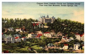 Postcard CHURCH SCENE Eureka Springs Arkansas AR AQ6139