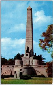 VINTAGE POSTCARD ABRAHAM LINCOLN'S TOMB AT OAK RIDGE CEMETERY SPRINGFIELD ILL