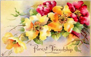 Purest Friendship With Flowers 1913