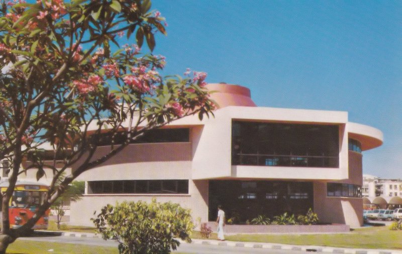 Sabah Library Senter Kota Kinabalu East Malaysia 1960s Postcard