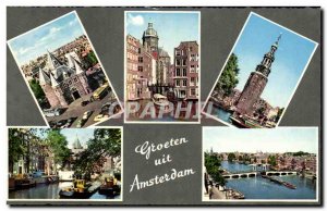 Old Postcards Groeten uit Amsterdam