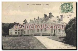 Postcard Old Chateau Craon