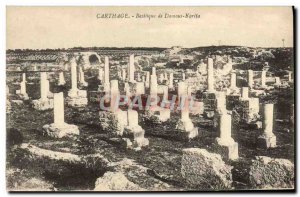 Old Postcard Carthage Basilica of Damus Karita