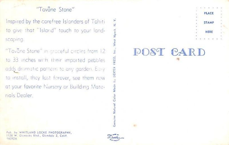 Tavane Stone Tahiti Unused 