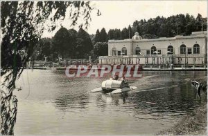 'Postcard Modern Spa of Bagnoles de l''Orne A corner of Lake and the Casino d...