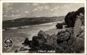 Guam Coastal Scene Real Photo RPPC Vintage Postcard