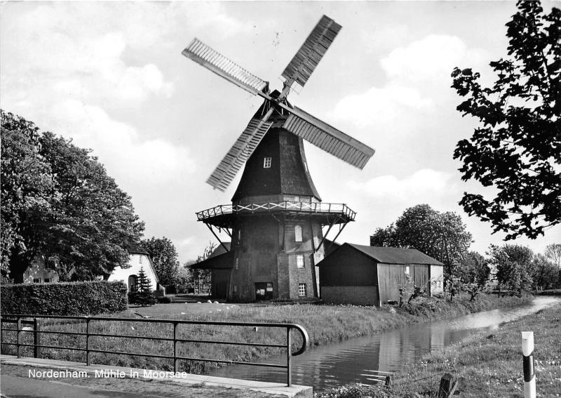BG447 nordenham muhle in moorsee windmill moulen a vent  CPSM 14x9.5cm germany