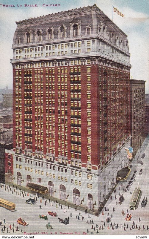 CHICAGO, Illinois, 1900-1910s; Hotel La Salle