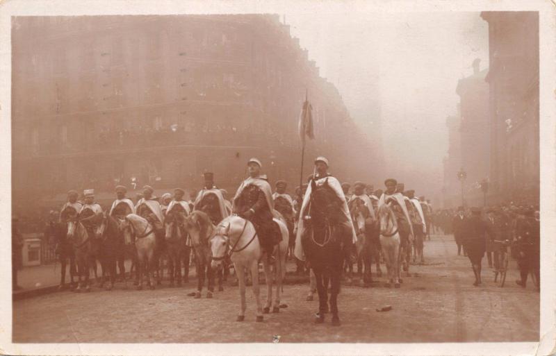 FRENCH GENERAL MARECHAL FOCH FUNERAILLES PARIS 26 MARS 1929-REAL PHOTO POSTCARD
