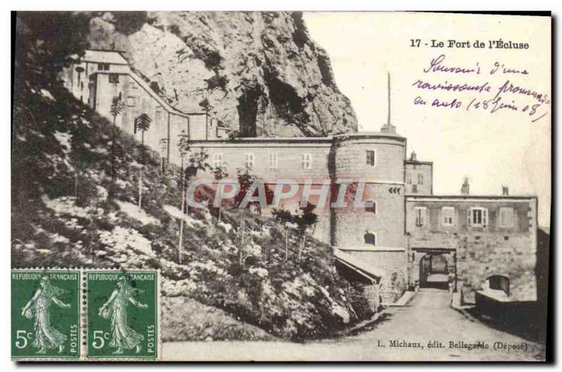 Old Postcard Fort L & # 39Ecluse