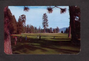ID Hayden Lake Golf Course Golfing near Coeur d'Alene Idaho Postcard