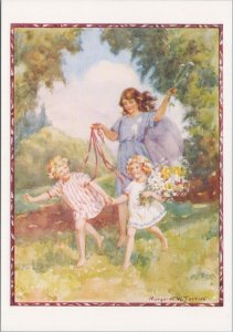 Children's Art Postcard - Artist Margaret Tarrant, 'Gee-Up'  Ref.RR17348