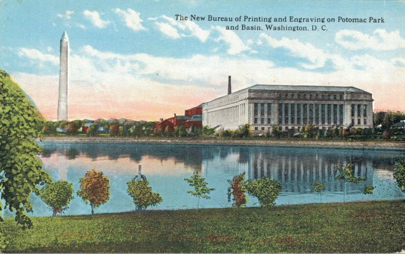 USA - The New Bureau of Printing and Engraving on Potomac Park and Basin 01.61