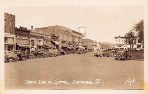 J78/ Indianola Iowa RPPC Postcard c40-50s Main Street Stores 30